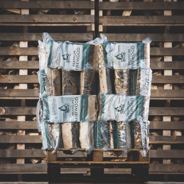 kiln-dried hardwood firewood 50 bags